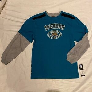 Jacksonville Jaguars long sleeve T-shirt. New with tags Kids L (14-16)
